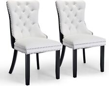 4 6 white dining chairs for sale  Buford