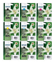 Original Tinte EPSON Stylus Photo R2400 / T0591 T0592 T0593 -T0599 INK Cartridge comprar usado  Enviando para Brazil