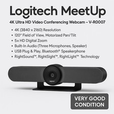 Logitech meetup webcam d'occasion  Joinville-le-Pont