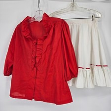 Ruffle shirt top for sale  Lake Villa