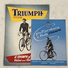 Triumph cycles catalogue for sale  LEIGH-ON-SEA