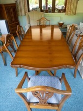 yew dining table chairs for sale yew dining table chairs for sale KINGS LANGLEY
