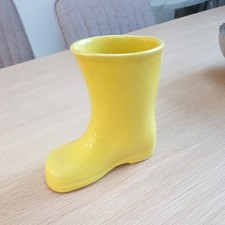 Yellow welly vase for sale  KENILWORTH
