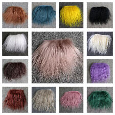 Mohair de cordeiro tibetano 2x4" para perucas de boneca cabelo de pele encaracolada mongol cabelo de boneca raiz comprar usado  Enviando para Brazil