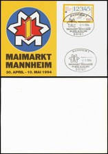 Mannheim maimarkt briefmarke gebraucht kaufen  Ortrand