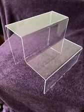 Step acrylic display for sale  DROITWICH