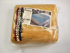 Cobertor térmico vintage SpringCrest 100% náilon 72x90 duplo amarelo mostarda comprar usado  Enviando para Brazil