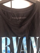 Nirvana graphic shirt for sale  LEIGH
