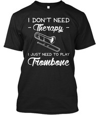 Camiseta Just Need To Play Trombone Fabricada nos EUA Tamanho P a 5XL comprar usado  Enviando para Brazil