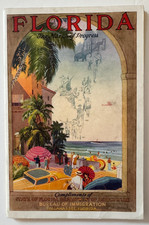 Vintage 1932 Mapa Histórico da Flórida com Livreto "Marcha do Progresso da Flórida" comprar usado Vintage 1932 Mapa Histórico da Flórida com Livreto "Marcha do Progresso da Flórida" comprar usado  Enviando para Brazil