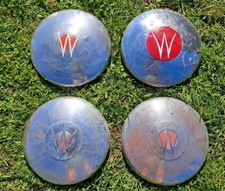 Conjunto de 4 calotas 1948 1949 1950 1951 Willys Overland Jeepster Jeep , usado comprar usado  Enviando para Brazil