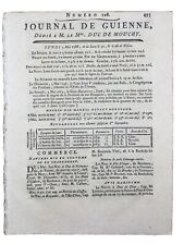 Bordeaux and its Colonial Trade 1788 Graves Gironde Vineyard Wine Journal comprar usado  Enviando para Brazil