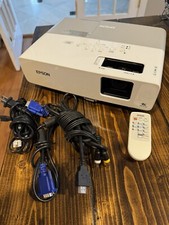 Projetor LCD Epson PowerLite 83V+ com cabos (alimentação, PC, HDMI para RCA) comprar usado  Enviando para Brazil