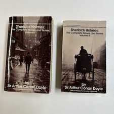 Sherlock Holmes Vol 1 & 2 Complete Novels Stories Paperback Books Conan Doyle comprar usado  Enviando para Brazil
