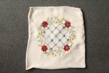 Vintage embroidered floral for sale  LONDON