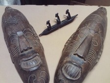 2masques africain petite d'occasion  Sausheim