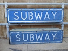 Pair antique subway for sale  BOURNEMOUTH