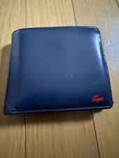 LACOSTE Acessórios Masculinos Carteira Bifold Azul Marinho Edição Limitada Muito Bom Estado Raro Popular Pro comprar usado  Enviando para Brazil