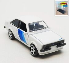 Majorette Ford Escort MK2 RS 1800 listras brancas/azuis 1:55 (3") sem pacote comprar usado  Enviando para Brazil