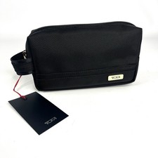 Kit de Viaje TUMI Pequeño Accesorio Bolsa Negro con Borde Dorado segunda mano  Embacar hacia Mexico