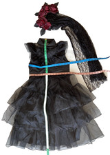 Girls black chiffon for sale  New York