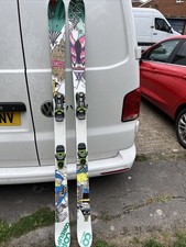 176cm skis poles for sale  READING