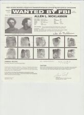 Fbi wanted poster for sale  Myrtle Beach