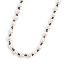 Collana cordino marrone usato  Coriano