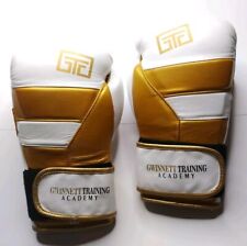 Luvas de boxe 16 oz Gwinnett Training Academy brancas e douradas comprar usado  Enviando para Brazil