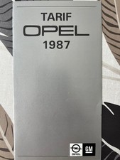 Catalogue / Brochure OPEL CORSA/KADETT/ASCONA/MANTA/OMEGA TARIF de 1987 - comprar usado  Enviando para Brazil
