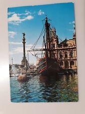 Cartolina barcelona monumento usato  Novara