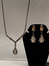 Vintage rhinestone necklace for sale  Jenkintown