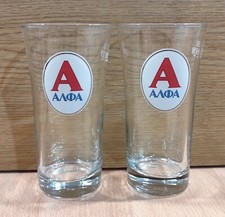 ALFA GREEK BEER ANUNCIING CONJUNTO DE DOIS COPOS 300ML comprar usado  Enviando para Brazil