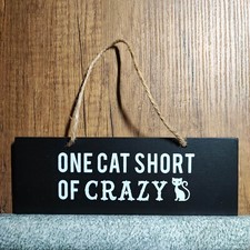 Wooden black sign for sale  BOURNEMOUTH