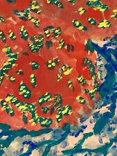 Pintura Muy Bonita 1960 Abstracta Geométrica Cartón Abstracto para Identificar segunda mano  Embacar hacia Mexico