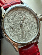 Usado, Relógio de pulso mecânico maçônico vintage masculino Molniya russo soviético pulseira URSS comprar usado  Enviando para Brazil