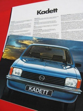 Opel Kadett C  1974-79 Original-Prospekt 1977, usado comprar usado  Enviando para Brazil