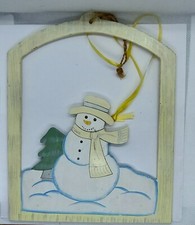 Fensterbild schneemann holz gebraucht kaufen  Usingen
