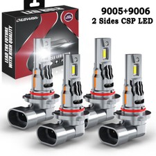 4 peças 9005 9006 faróis de LED lâmpadas de feixe Hi/Lo 6000K para Honda Civic 2006-2013 comprar usado  Enviando para Brazil