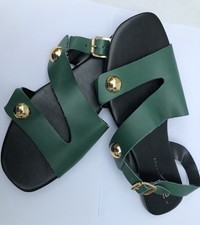 Ladies green sandals for sale  PRESTON