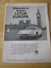 Lotus europa car for sale  BRISTOL