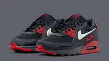 Tênis Nike Air Max 90 Preto/Vermelho (Criado) Masculino Tamanho EUA 12 Sapatos Casuais Novo✅, usado comprar usado  Enviando para Brazil