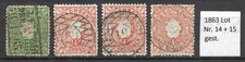 Sachsen 1863 15 gebraucht kaufen  Frankfurt am Main
