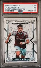 2022 Panini Obsidian Lucas Paqueta Contra 7/9 PSA N ESTADO PERFEITO Brasil West Ham SSP, usado comprar usado  Enviando para Brazil