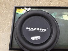 Subwoofer fino Massive Audio UFO12 12" 600 Watt duplo 4 Ohm montagem rasa comprar usado  Enviando para Brazil