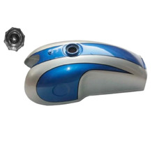 ADECUADO PARA Benelli Mojave Café Racer 260 360 Azul Plata Tanque de Gasolina... comprar usado ADECUADO PARA Benelli Mojave Café Racer 260 360 Azul Plata Tanque de Gasolina... comprar usado  Enviando para Brazil