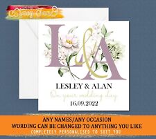 Personalised wedding day for sale  SUDBURY