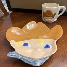 Vintage cowboy dish for sale  Magnolia