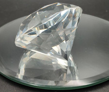 Diamond shaped crystal for sale  LEEDS