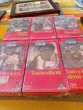 N.6 vhs cassette usato  Rosa
